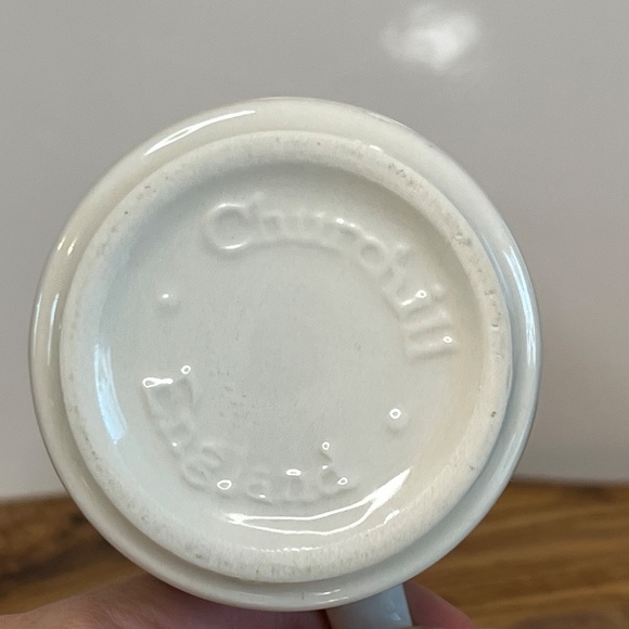 Vintage Churchill England Mug with Black Cats Playing w/ Butterflies & Birds EUC - Picture 7 of 11